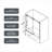 Frameless Shower Door with Adjustable Soft Closing Function