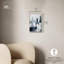 «Gray Matter Canvas», art abstrait bleu par Art Remedy-107455693-107455706