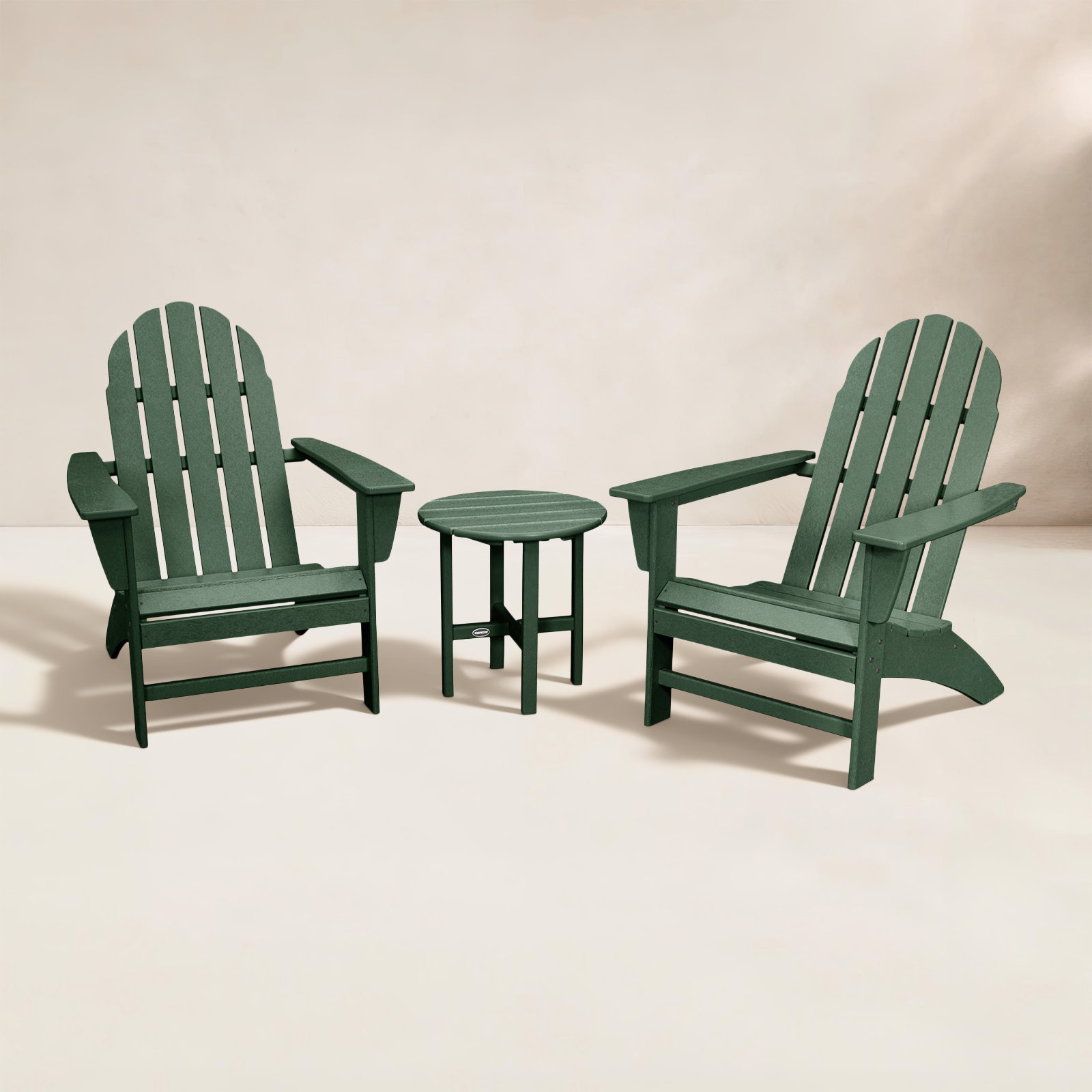 POLYWOOD® Vineyard 2-Person Patio Seating Group, Green