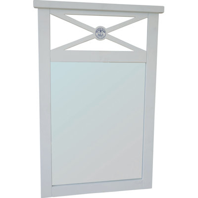 Mardell Wood Flat Wall Mirror