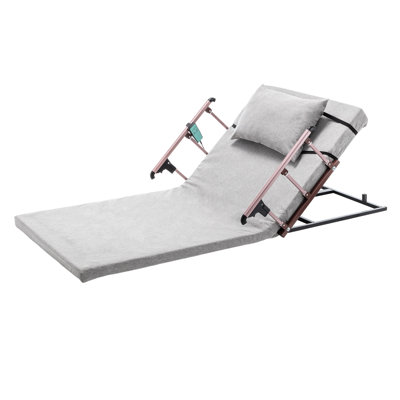 Electric Bed With Adjustable Functionality, 300 Lbs Limit, 4 - 68 Upgraded Lift, Collapsible Bars, Remote For Pregnant Women And Handicap, Good Relaxing Sleeping, 2.4 Inch High Resilience Foam,