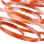 Contemporary Gloss Double Ribbon Spiral Swirl Ceiling Light Pendant-101051704