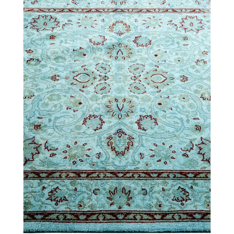 Fine Vibrance One-of-a-Kind 3'2" x 5'4" Hand Knotted Area Rug