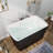 47" x 27" Modern Freestanding Acrylic Soaking Bathtub, Non-Slip Surface, Compact Design for Small Bathrooms-83534716