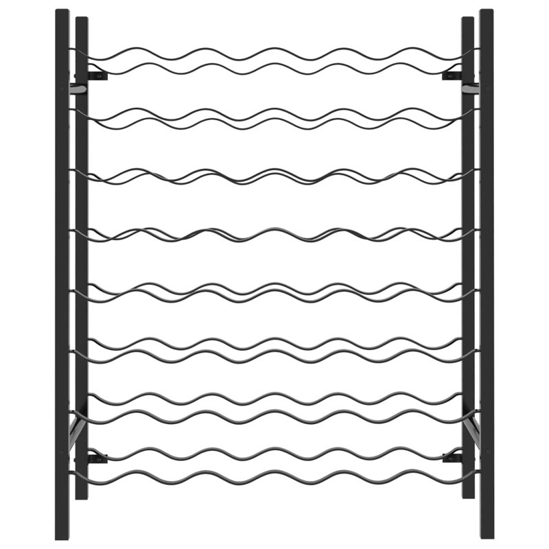 Jarrard Floor Wine Bottle Rack, Black