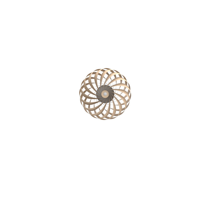 Applique murale Selma, Naturel, H 15,75 po x l 15,75 po x P 15,75 po