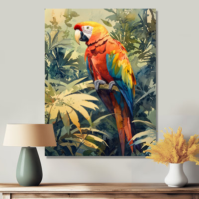 Impression sur toile Clarixa Macaw In The Canopy II - Bird
