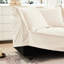Canapé modulaire 3 places à assise profonde, chenille, canapé élégant à 3 places, modulaire pour salon