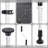 118" L Manual Retractable Awning For Patio Balcony Courtyard-108468690-108468692