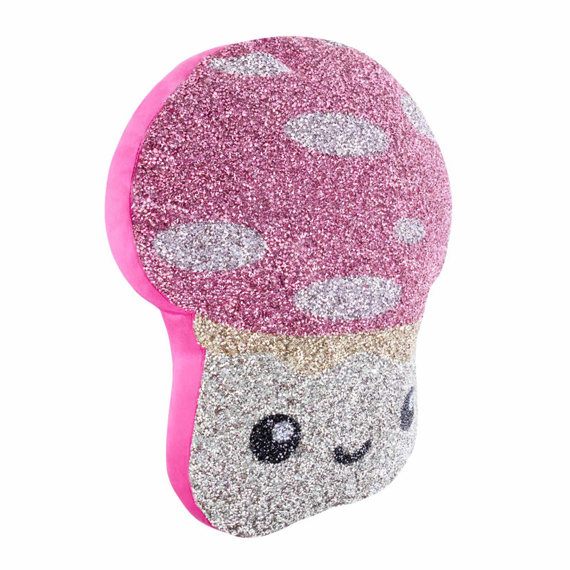 Coussin strass en forme de crapaud