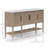 Cement Topped Server With Cane Insets