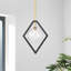 Luminaire suspendu géométrique à 1 lumière Simeon