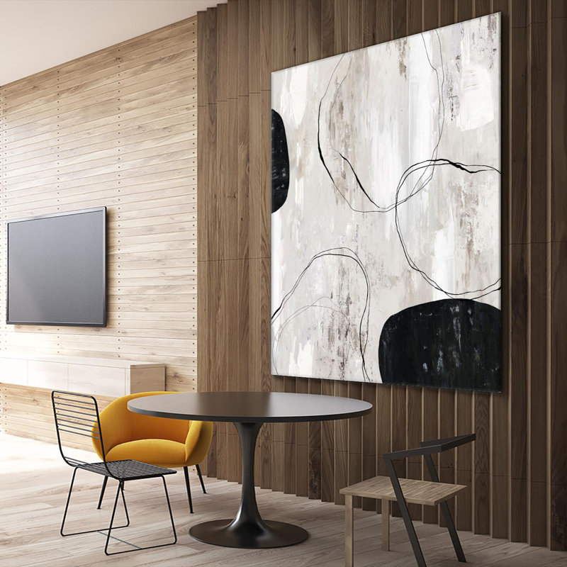 «Falling Stones», reproduction d'art sur toile géante 54 po x 54 po, H 72 po x l 72 po x P 1,5 po