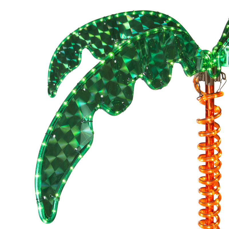 LED Rope Light Palm Lighted Trees & Branches, 7 Ft.