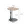 Jhaniya Modern End Table in Black