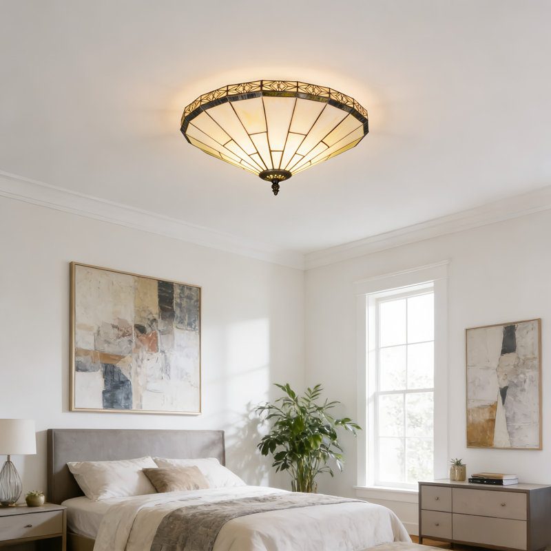 Plafonnier semi-encastré 15,7 po 15 lumières