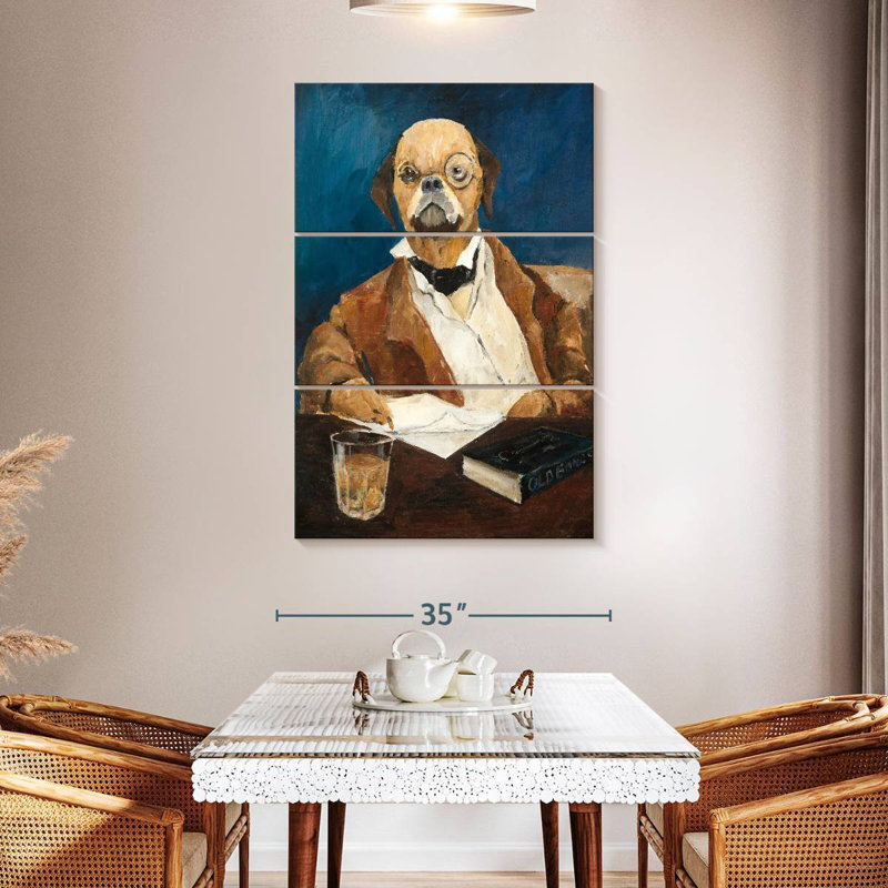 Brampt Nathaniel Howlthorn, 50" H x 32" W