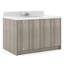 Ensemble de meuble-lavabo simple 31 po avec plateau en marbre Tot Mate-35719449-87118381
