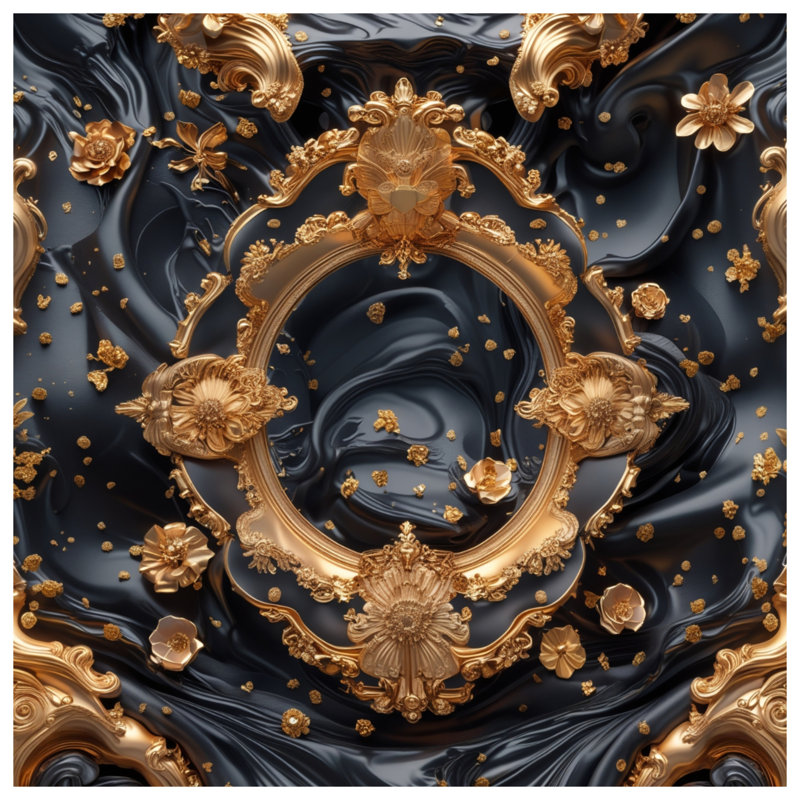 Rideaux de douche Ornate, L 70 po x H 93 po