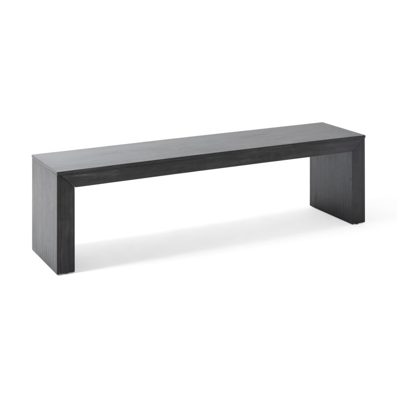 Black Acacia Wood Dining Bench | Gift Idea, Black