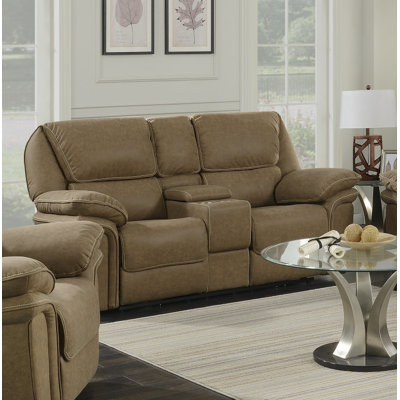 Ellinger 82.7'' Faux Leather Power Reclining Loveseat