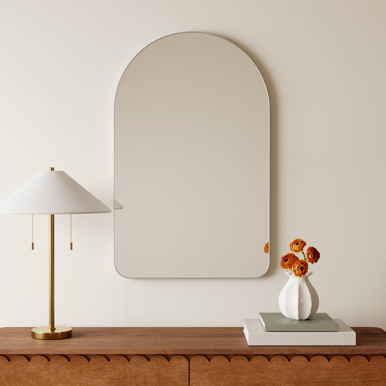 Eaton 24" Mirror, Silver