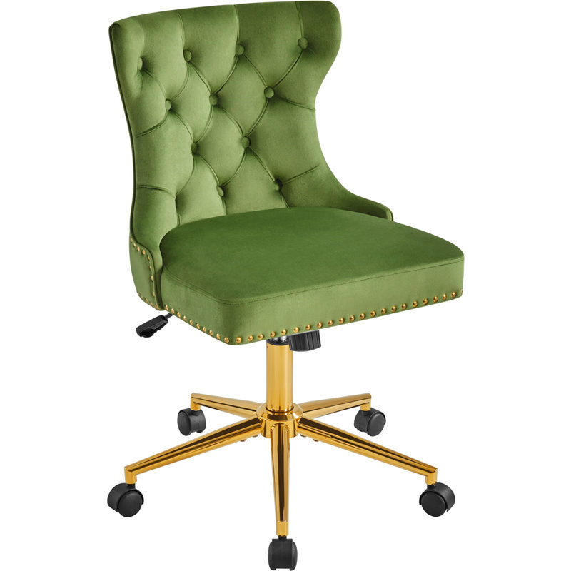 Ukiah Office Swivel Chair, Green