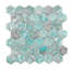 Eterna Hexx 12'' x 12'' Recycled Glass Mosaic-108486576