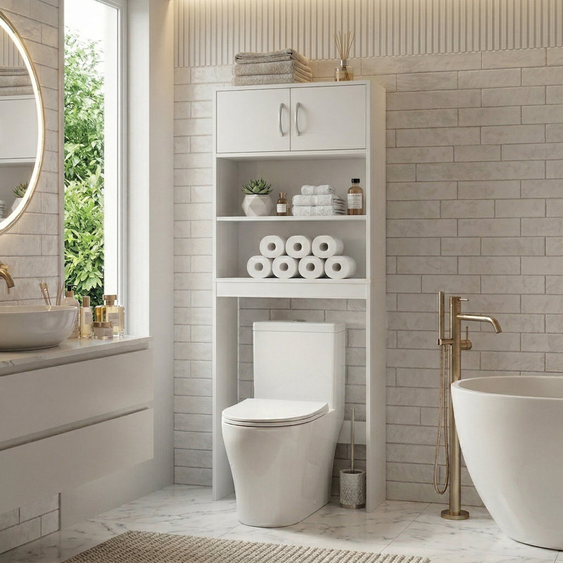 Over The Toilet Storage, White