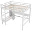 Lit mezzanine avec tablettes et bureau-719522491