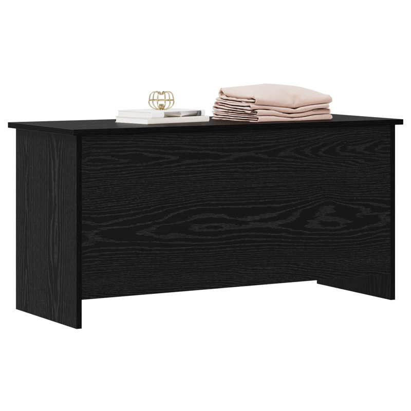 Rectangle Accent Chest, 50cm H x 100cm W x 40cm D, Black Oak