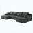 130" U-Shaped Modular Sectional Sofa with Chaise