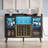 Brevan 53" Modern Bar Cabinet and Wine Bar Cabinet with Power Outlets & LED Lights-437609327
