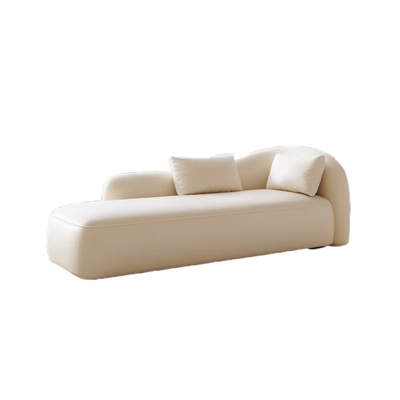 Méridienne Giorgiana, Accoudoir à droite (vu de face), Beige