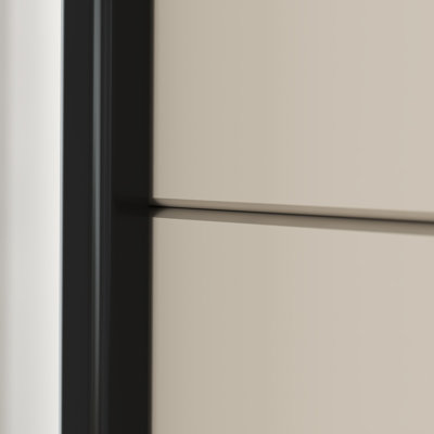 2 Door Manufactured Wood Wardrobe