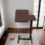 Table de chevet, bureau de chevet pliant Support mobile pour ordinateur portable Table de lit inclinable avec roulettes-84662183-84662181