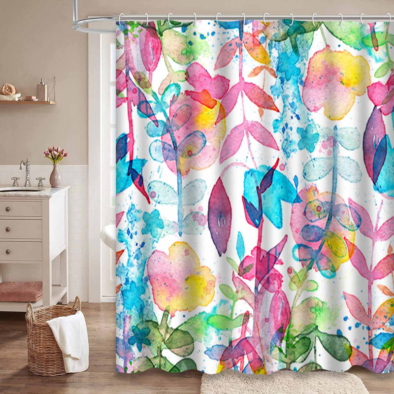Rideau de douche Happy Bright, L 72 po x l 72 po