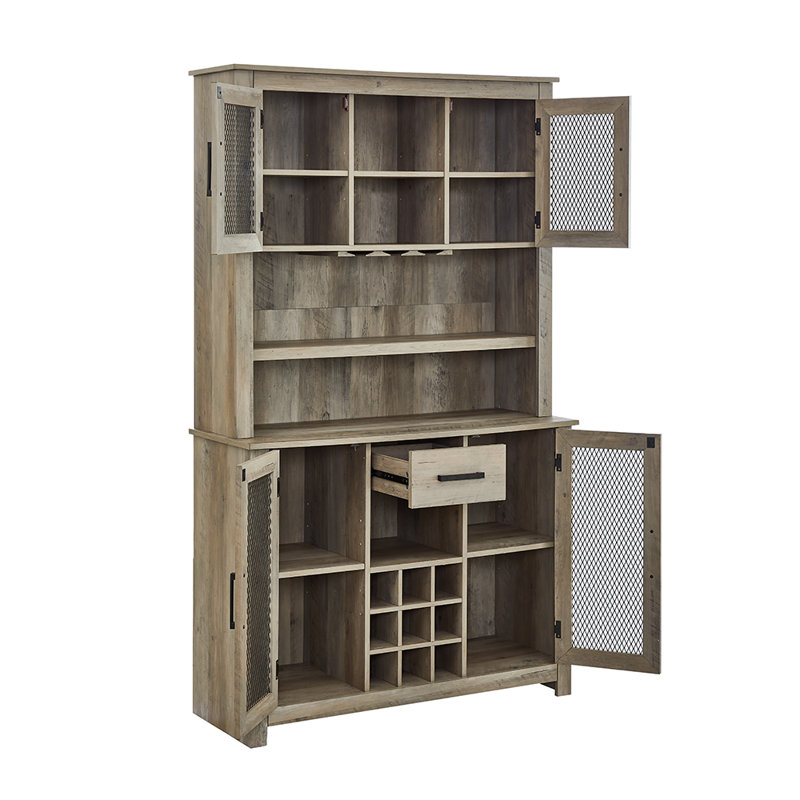 Armoire bar, gris