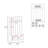 Hall Tree With 7 Shelves, Smokey Gray-767771202