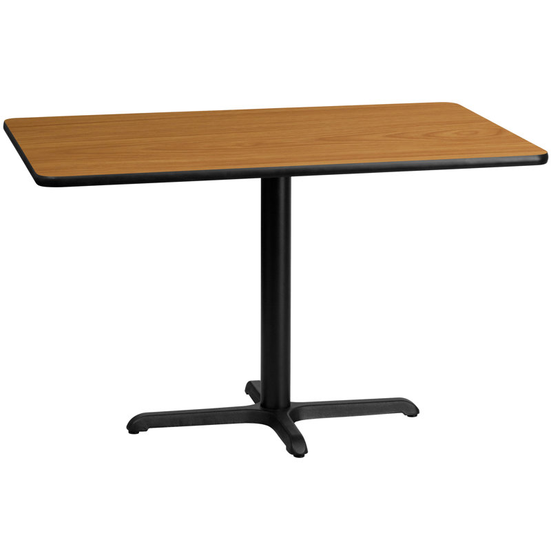 Plateau de table en stratifié Jaramillo, L 48 po x L 30 po, Naturel, Hauteur standard (hauteur de 31,13 po)