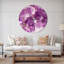 Horloge murale mauve améthyste mauve-34141157