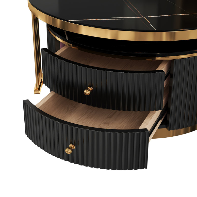 Ensemble de tables basses gigognes 27 po, Noir