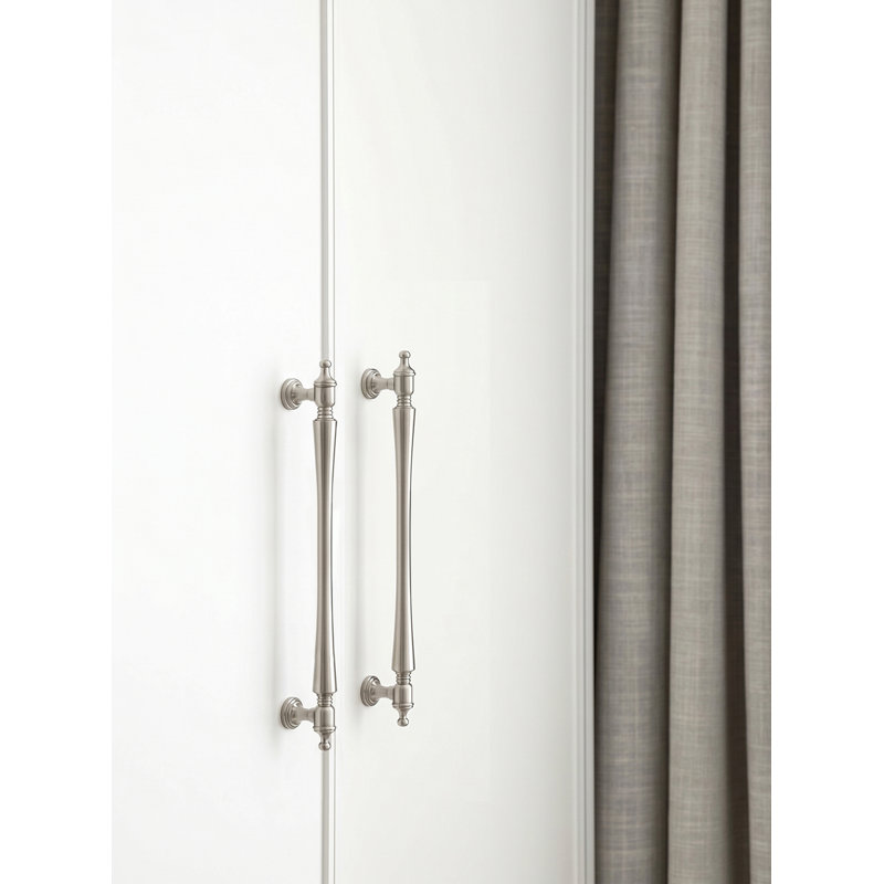 Ensemble de poignées de bar élégantes, 7.56", Nickel satiné