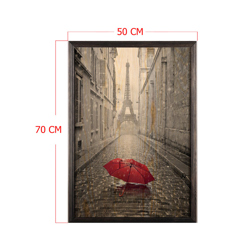Anonymous - Single Picture Frame Painting on Wood, 70cm H x 50cm W x 1.5cm D