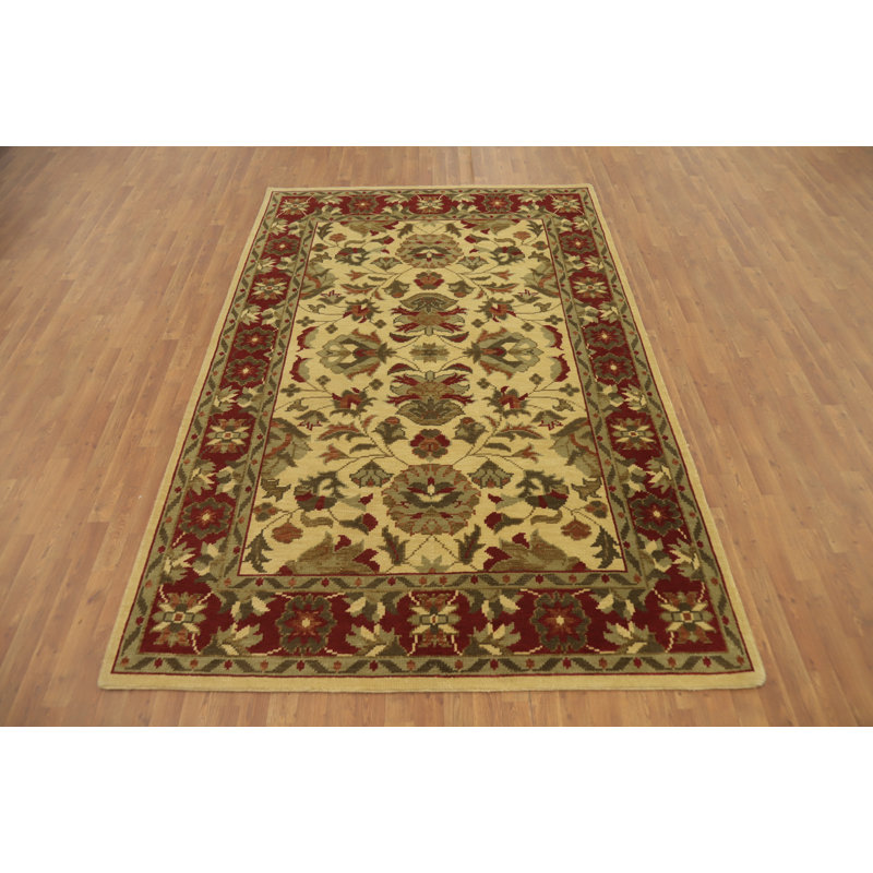 Floral Indian Area Rug 7x10