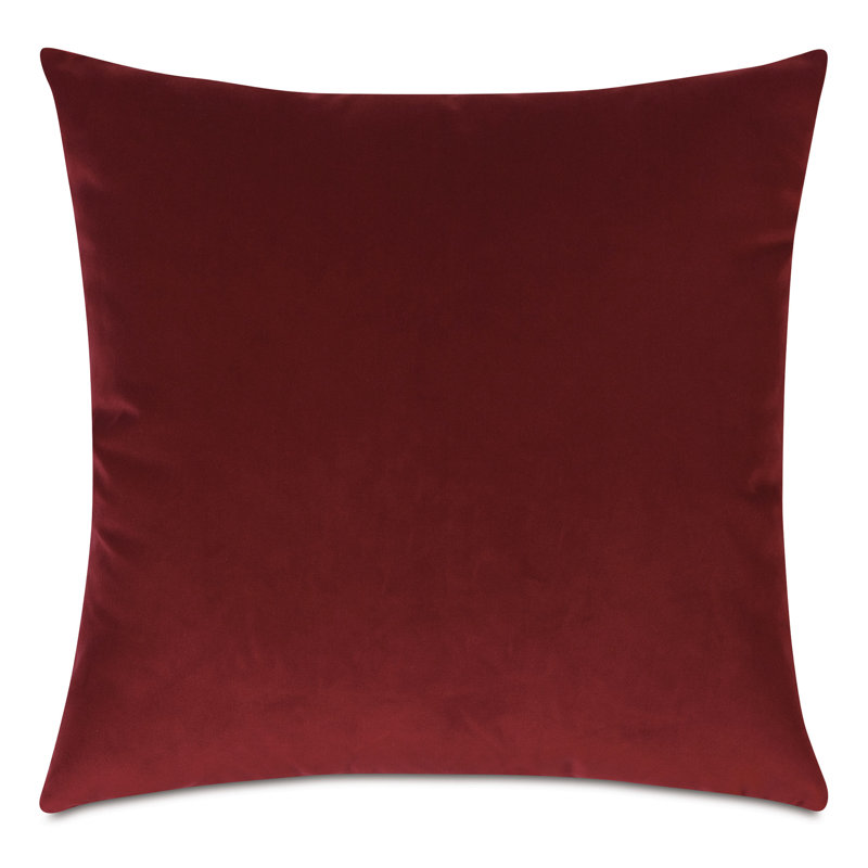 Housse et insert de coussin carré Uma, Bleu, 22"H x 22"W x 6"D