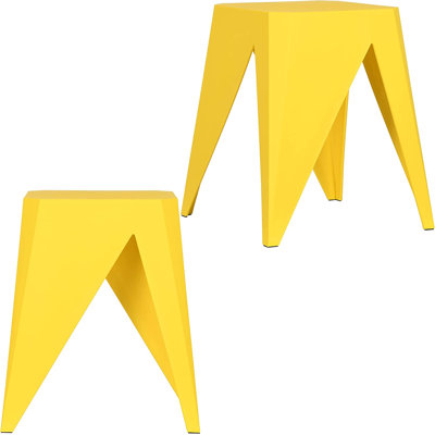 Isbella Polypropylene Plastic Accent Stool
