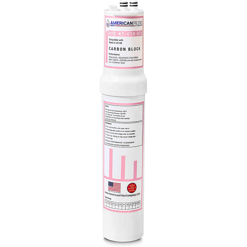 AFC White Carbon Block Under Sink Water Filter