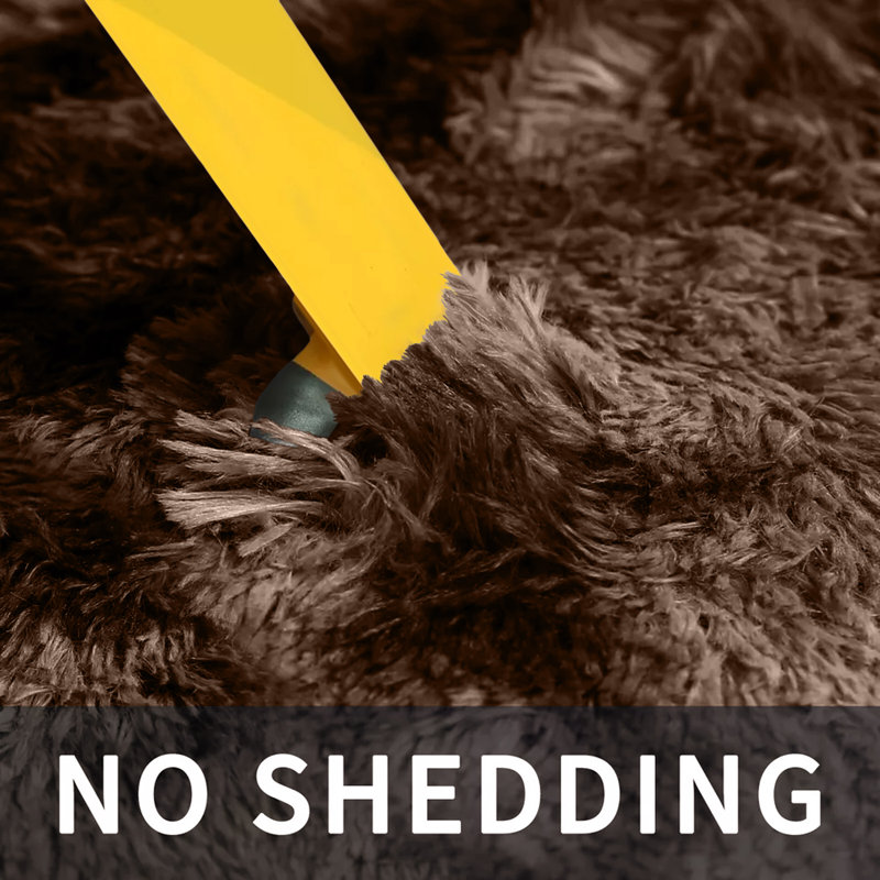 Soft Plush Shaggy Area Rug – Ultra Cozy High-Pile Fluffy Carpet for Living Room, Bedroom & Modern Home Décor, Brown