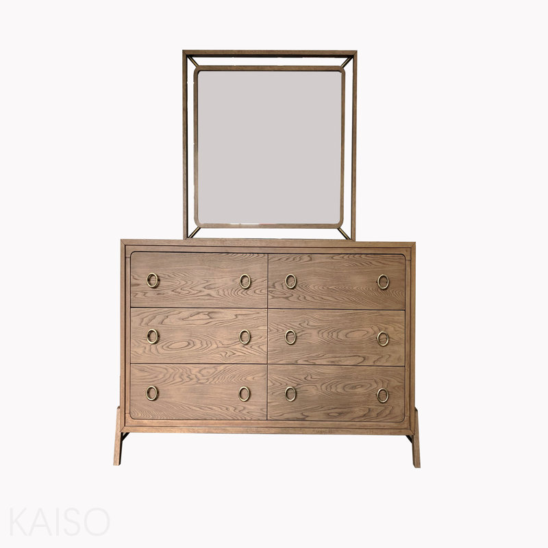 Commode 6 tiroirs au fini latté